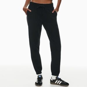 Aritzia TNA Cozy Fleece Boyfriend Black Sweatpant - Sz M